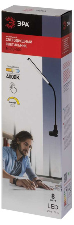Настольная лампа ЭРА NLED-509-8W-BK Б0059842