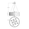 Подвесная люстра Maytoni Recinto MOD080CL-08CH