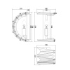 Настенный светильник Maytoni Puntes MOD043WL-01CH