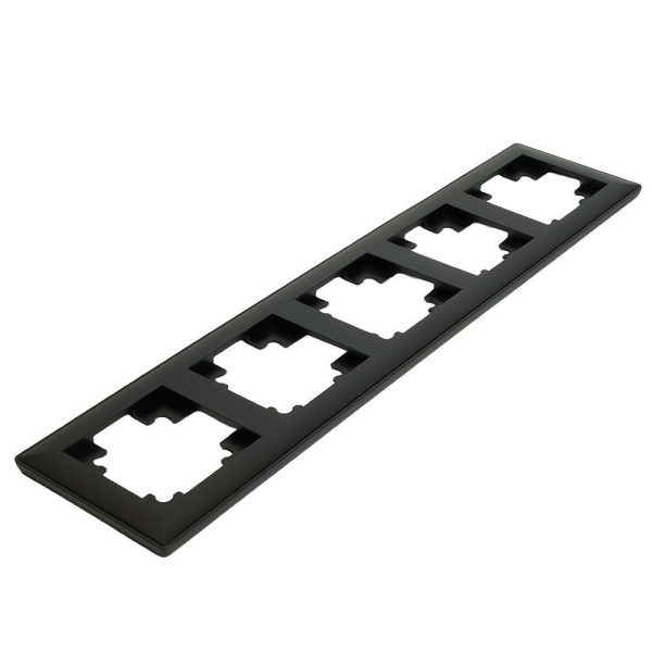 Рамка 5-постовая Stekker Катрин черный PFR00-7005-05 39816