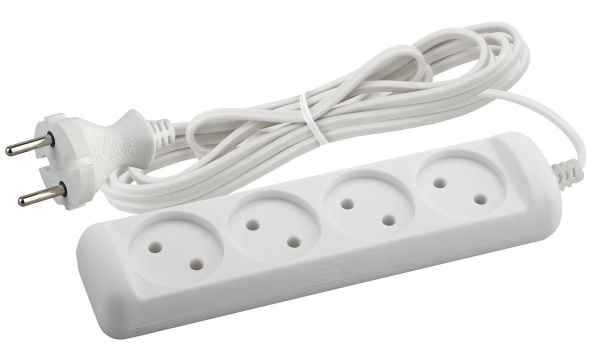 Удлинитель ЭРА 4гн 3м б/з UX-4-3m Б0038560