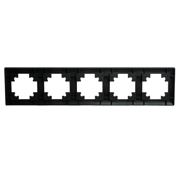 Рамка 5-постовая Stekker Катрин черный PFR00-7005-05 39816