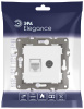 Розетка ЭРА Elegance 14-3110-01М RJ45+TV, белый матовый Б0065767