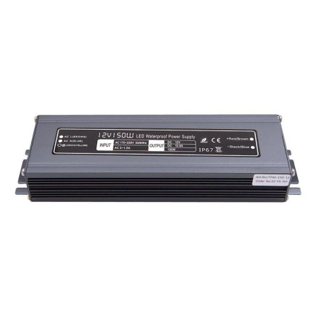 Блок питания SWG 12V 150W IP67 12,5A MTPW-150-12 001275