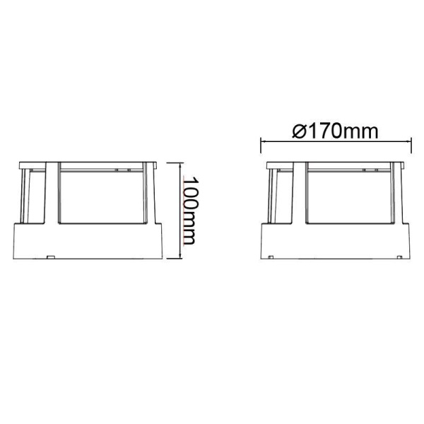 Уличный настенный светодиодный светильник Mantra Creek 8857