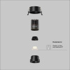 Встраиваемый светильник Maytoni Technical DL123-10W-2.7K-B