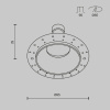 Встраиваемый светильник Maytoni Technical Downlight Share DL126-GU10-TRS-MG