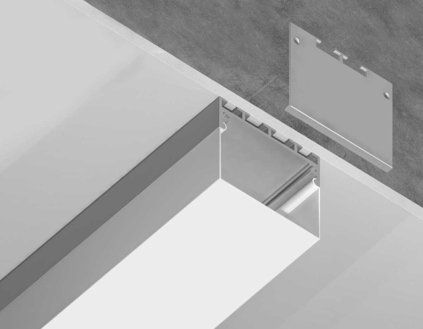 Профиль алюминиевый накладной/подвесной "Profile System" AMBRELLA LIGHT ILLUMINATION GP3070AL