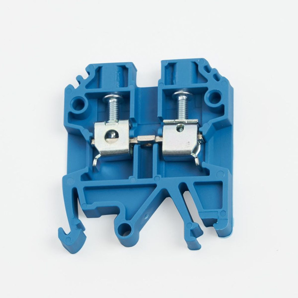 Зажим наборный изолированный (винтовой) ЗНИ - 4,0 (JXB4), синий, Stekker, LD551-2-40 39359