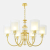Подвесная люстра Crystal Lux ELENA SP6 GOLD
