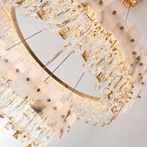 Подвесная светодиодная люстра Modelux Premium ML.6980.800.500P GD