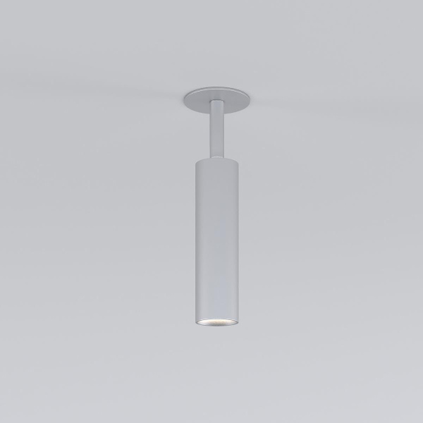 Встраиваемый светодиодный спот Elektrostandard Diffe 25040/Led серебряный a058227