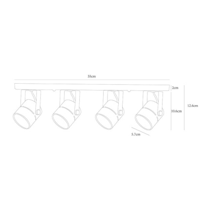 Потолочный светильник Arte Lamp A1311PL-4WH