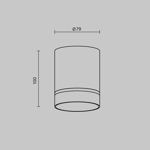 Потолочный светодиодный светильник Maytoni Technical Orlo C085CL-9W3K-B Потолочный светодиодный светильник Maytoni Technical Orlo C085CL-9W3K-B