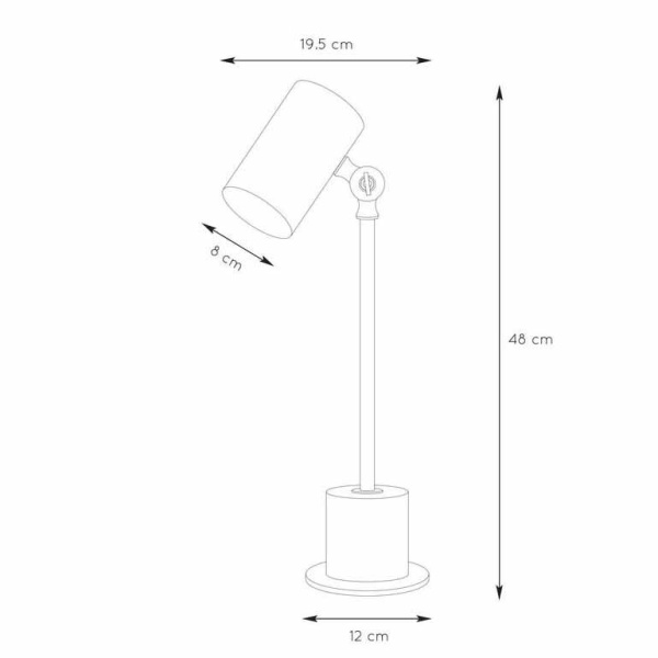 Настольная лампа Lucide Brandon 03530/01/30