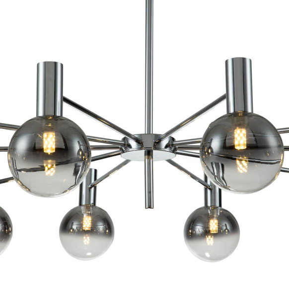 Подвесная люстра Indigo Collana 13015/10R Chrome V000225