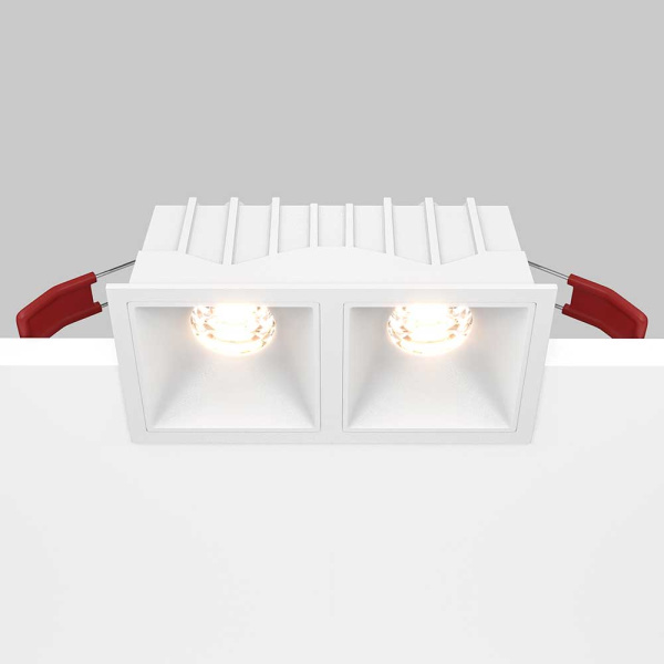 Встраиваемый светильник Maytoni Alfa LED DL043-02-10W3K-SQ-W