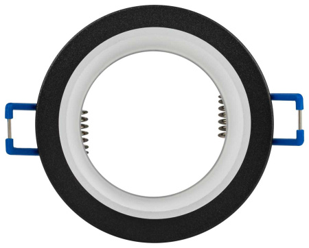 Светильник встраиваемый декоративный ЭРА DK106 BK под лампу MR16 GU5.3 черный Б0058428