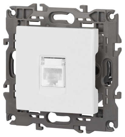 Розетка ЭРА Elegance 14-3107-01М RJ45, белый матовый Б0065763