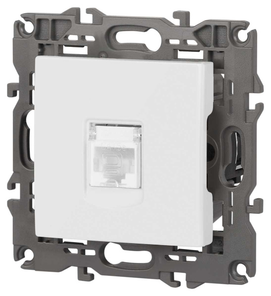 Розетка ЭРА Elegance 14-3107-01М RJ45, белый матовый Б0065763