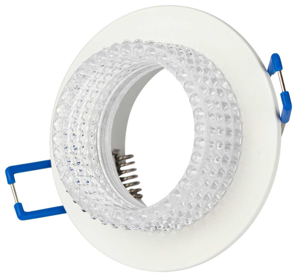 Встраиваемый светильник декоративный ЭРА DK109 WH/CL MR16 GU5.3 белый прозрачный Б0058406