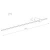 Настенный светильник Nowodvorski Saber Led Silk Olive L White 11590