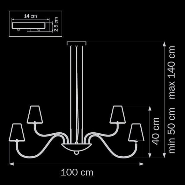 Подвесная люстра Lightstar Diafano 758164 Подвесная люстра Lightstar Diafano 758164