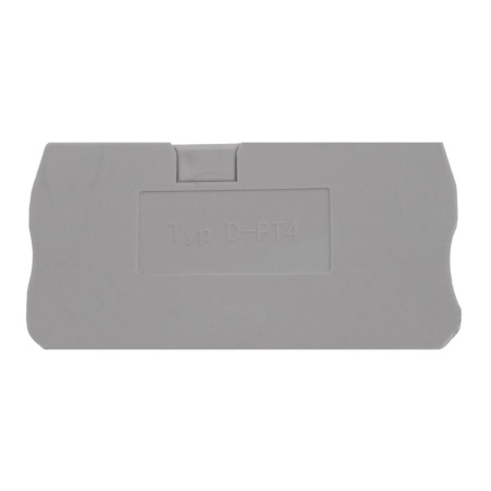Торцевая заглушка для ЗНИ LD572 4 мм² (JXB PT4), серый LD581-1-40 49265