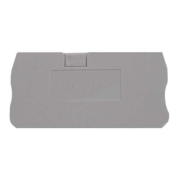 Торцевая заглушка для ЗНИ LD572 4 мм² (JXB PT4), серый LD581-1-40 49265