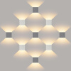 Уличный настенный светодиодный светильник Elektrostandard 1548 Techno LED Winner белый a038412