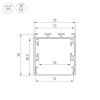 Профиль Arlight Line-S-3535-3000 Anod 041826