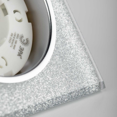 Светильник встраиваемый cо светодиодной подсветкой ЭРА DK LD50 CH/SHSL под лампу GX53 хром/серебро Б0057471