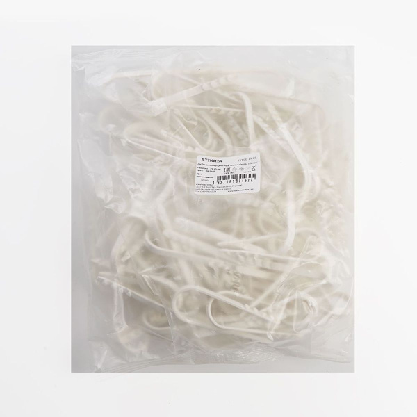 Дюбель-хомут для круглого кабеля (19-25мм), Stekker DCL00-19-25, полипропилен, белый (100шт.) 39333