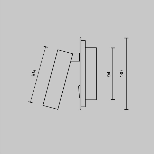 Светодиодный спот Maytoni Ios 176 C175-WL-01-6W-MG