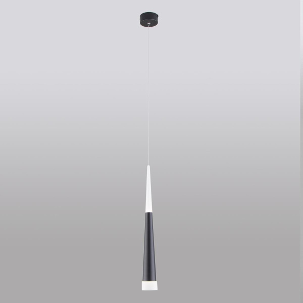 Подвесной светодиодный светильник Elektrostandard DLR038 7+1W 4200K черный матовый a044560