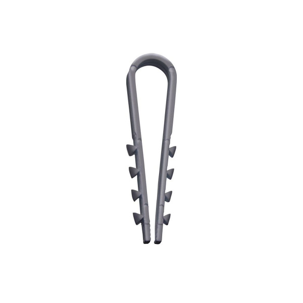 Дюбель-хомут для круглого кабеля (5-10мм), Stekker DCL00-05-10, полипропилен, черный (100шт.) 39334