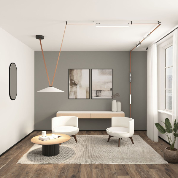 Трековый светильник Denkirs Belty Grill DK5571-BK