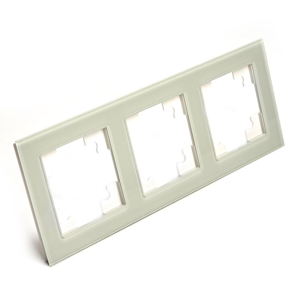 Рамка 3-постовая Stekker Катрин дымчатый GFR00-7003-07 49035