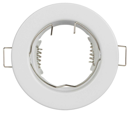 Светильник встраиваемый штампованный ЭРА ST1 SWH под лампу MR16 GU5.3 белый матовый Б0059740