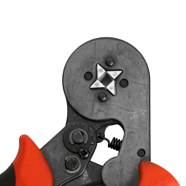 Кримпер Stekker CTLS006-240 для обжима клемм и наконечников 0,25-10мм2, красный 39353