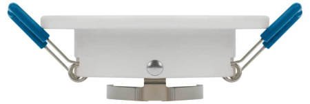 Светильник встраиваемый алюминиевый ЭРА KL107 WH/SL под лампу MR16 GU5.3 белый/серебро Б0061096