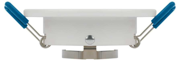 Светильник встраиваемый алюминиевый ЭРА KL107 WH/SL под лампу MR16 GU5.3 белый/серебро Б0061096