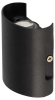 Уличный настенный светильник ЭРА Pictor WL57-2 BK Б0064544