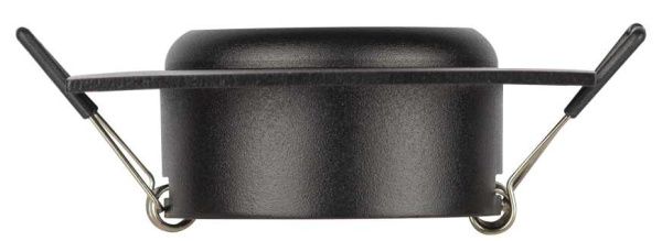 Светильник встраиваемый алюминиевый ЭРА KL110 BK под лампу MR16 GU5.3 черный матовый Б0061530