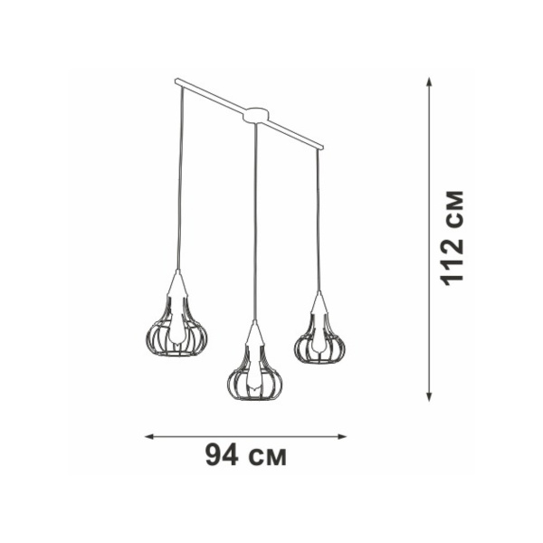 Подвесной светильник Vitaluce V4180-1/3S