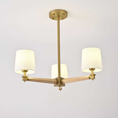 Подвесная люстра Imperium Loft Jorgenson D70 White/Light Wood 203578-26