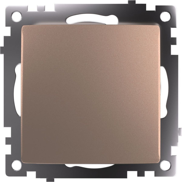 Выключатель одноклавишный Stekker Катрин шампань GLS10-7103-02 39589