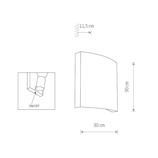 Настенный светильник Nowodvorski Borde I 8046 Настенный светильник Nowodvorski Borde I 8046