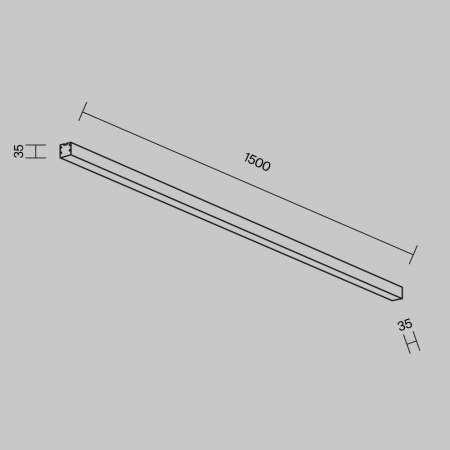 Линейный светильник Maytoni Technical LL311014
