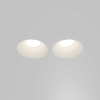 Встраиваемый светильник Maytoni Technical Downlight Gyps Modern DL129-GU10-02-W